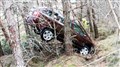 Elderly motorist walks away after spectacular crash near Aviemore