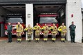 Firefighters hold minute’s silence for Barry Martin who died after Jenners blaze