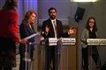 Ash Regan, Humza Yousaf and Kate Forbes. Picture: James Mackenzie.