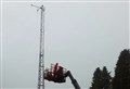 Roger and Out at Kingussie as cops' old mast comes down