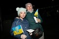 Zheng and Olena Shevchenko. Picture: Callum Mackay..
