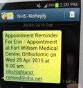 NHS Highland launches outpatient text service