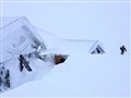 Huge amounts of snow at Cairngorm ski area