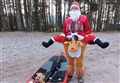 Santas pass their lateral flow tests at Cairngorms loch