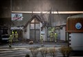 Tributes to firefighters for stopping spread of massive blaze