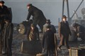 Michael Gray, played by Finn Cole, is involved with the final days filming at Portsoy as the cast and crew film on the new harbour. ..Picture: Daniel Forsyth..