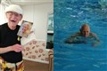 Pensioner raises money for NHS in charity swim on 100th birthday