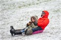 In Pictures: Fun for some as cold snap brings perfect sledging weather