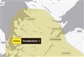 Met Office issues yellow weather warning for weekend