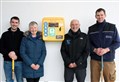 Celebration tonight at Newtonmore over defibrillator succcess