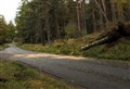 Strong winds on way to Badenoch and Strathspey