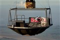 BMX rider performs tricks on ‘surreal’ floating skatepark 2,000 feet up