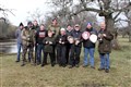 AWARDS ALL ROUND: The season’s best gathered under the Spey Bridge at Kingussie last week for the annual prize-giving.