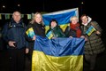 Mykola Kondratenko, Svitlana Ivantsiv, Tetiana Shapovalova, Larysa Kosiuta and Iryna Kondratenko staying at the Macdonald Aviemore Resort. Picture: Callum Mackay..