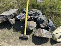 Rum rock samples that have been collected as part of project. Picture: Luke Daly/University of Glasgow.