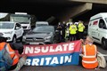 Patel criticises ‘selfish’ M25 climate protesters as police appeal for footage