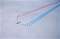 Painting the sky red and blue over Lossiemouth.