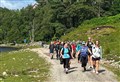 ‘An unforgettable present’ as walkers complete anniversary coast-to-coast challenge