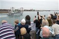 Families welcome minehunter crew home as vessel completes three-year deployment