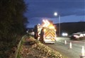 Firefighters attend overheating lorry near Inverness near A9 Raigmore interchange