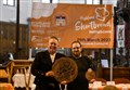 Judge Craig Wilson (Eat on the Green) and overall winner Paul Macintosh (MacKenzie's Bakery Skye). Picture: Callum Mackay..