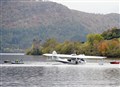 Sea plane lifted out of water at Temple Pier Loch Ness...Picture: Gary Anthony..