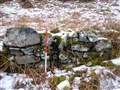 Part of wall of Glenleraig Longhouse
