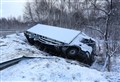 First casualty of renewed snow on Strathspey roads