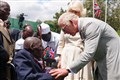 Charles presents medals to Kenyan thought to be one of oldest veterans