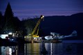 Catalina being put back into the water at Loch ness, Drumnadrochit....Picture: Callum Mackay..