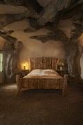 The bedroom at the Shrek's house.
