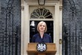 Liz Truss makes first speech as leader beneath stormy skies at Downing Street
