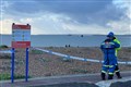 Beach cordoned off after discovery of body