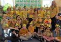 Grantown children go bananas for Highland Hospice
