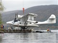 Sea plane lifted out of water at Temple Pier Loch Ness...Picture: Gary Anthony..