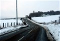 Snow on Badenoch and Strathspey's roads but 'not lying'