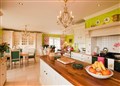 The kitchen at Garvault Lodge