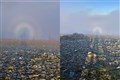 ‘Speechless’ hiker spots rare Brocken spectre weather phenomenon in Wales