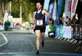 Shaun Cumming came 3rd in the 2023 Loch Ness Marathon. Picture: James Mackenzie.