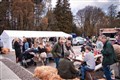 A small community with a big gathering.