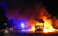 Lorry fire closes A9 near Aviemore for the whole morning 