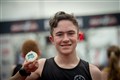 Boys 5k ..winner Lachlan Thomas...Picture: Callum Mackay..
