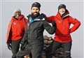TV celebs Oti Mabuse, Rylan Clark and Emma Willis reach the top of Cairn Gorm 