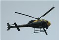 No dramas at Kingussie - chopper was surveying the railway line