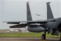RAF supports US fighter jets on training exercise