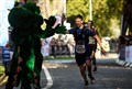 High-fiving Nessie. Picture: James Mackenzie.