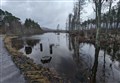 WATCH: The 'drowned land' of Badenoch as thaw continues