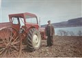 Farmer Bob Fraser in the fields at Tirriemore by Lochindorb. (Grantown Museum).