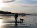 Dunnet beach on Boxing Day by Lorna Markovitch of Clayock.