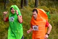 A runner bean and his carrot friendly got into the spirit.